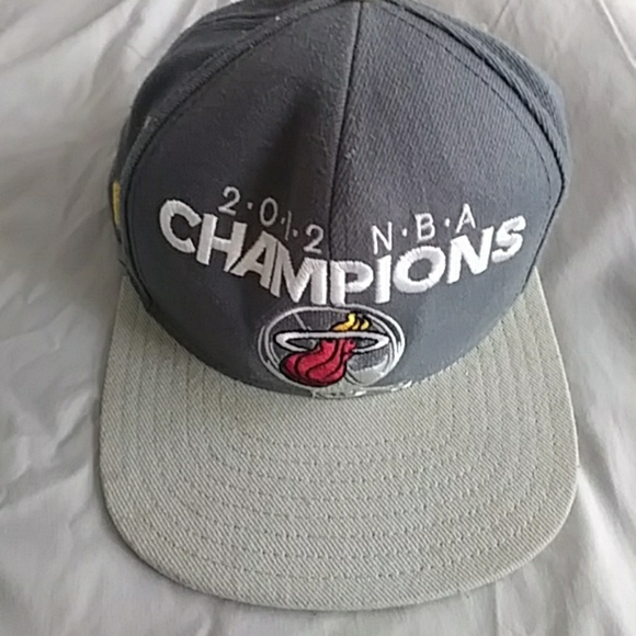 Adidas Accessories Miami Heat Champion Hat Sz Size 22 Free Gift Poshmark